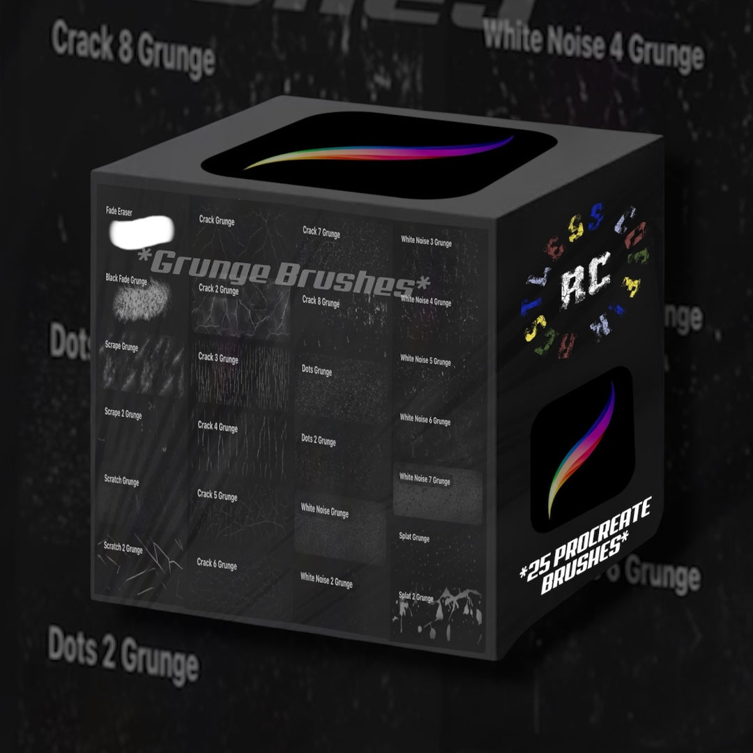 *NEW* Grunge Procreate Brushset