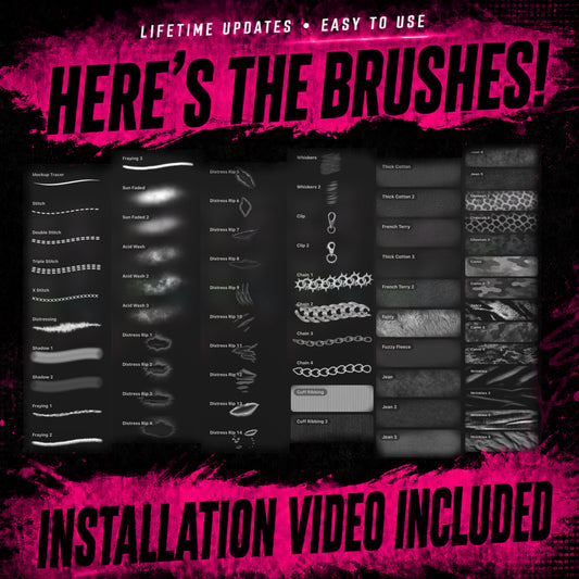 Realistic V2 Procreate Brushset