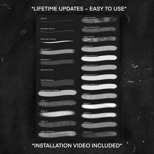 Realistic V1 Procreate Brushset