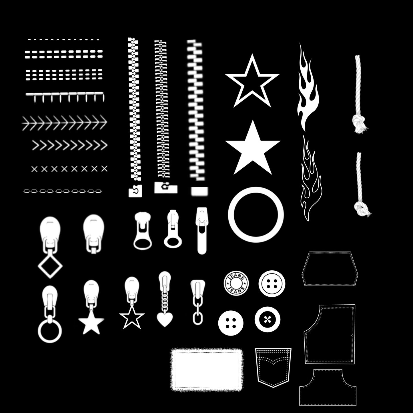 40 Accessories Procreate Brushset