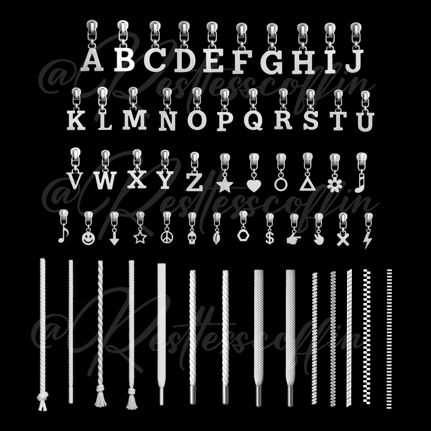Zippers & Drawstrings Procreate Brushset