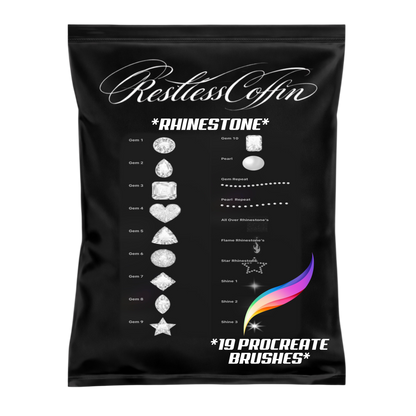 Rhinestone Procreate Brushset