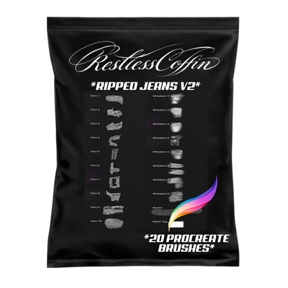 Ripped V2 Procreate Brushset