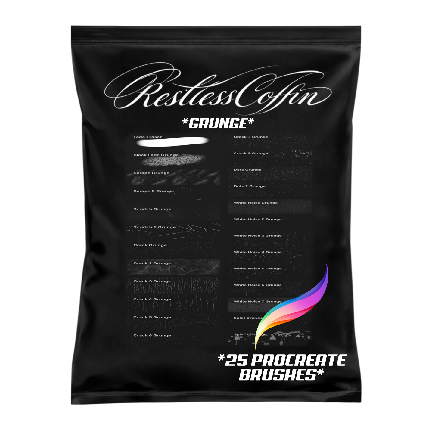 Grunge Procreate Brushset