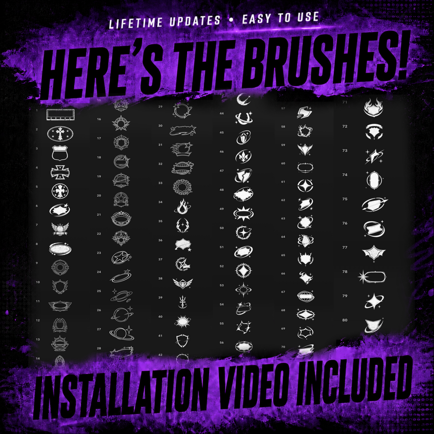 Logos Procreate Brushset