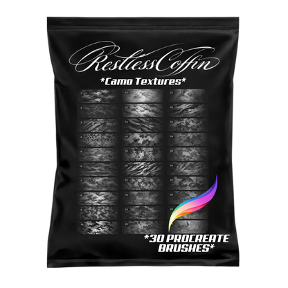 *NEW* Camo Textures Procreate Brushset