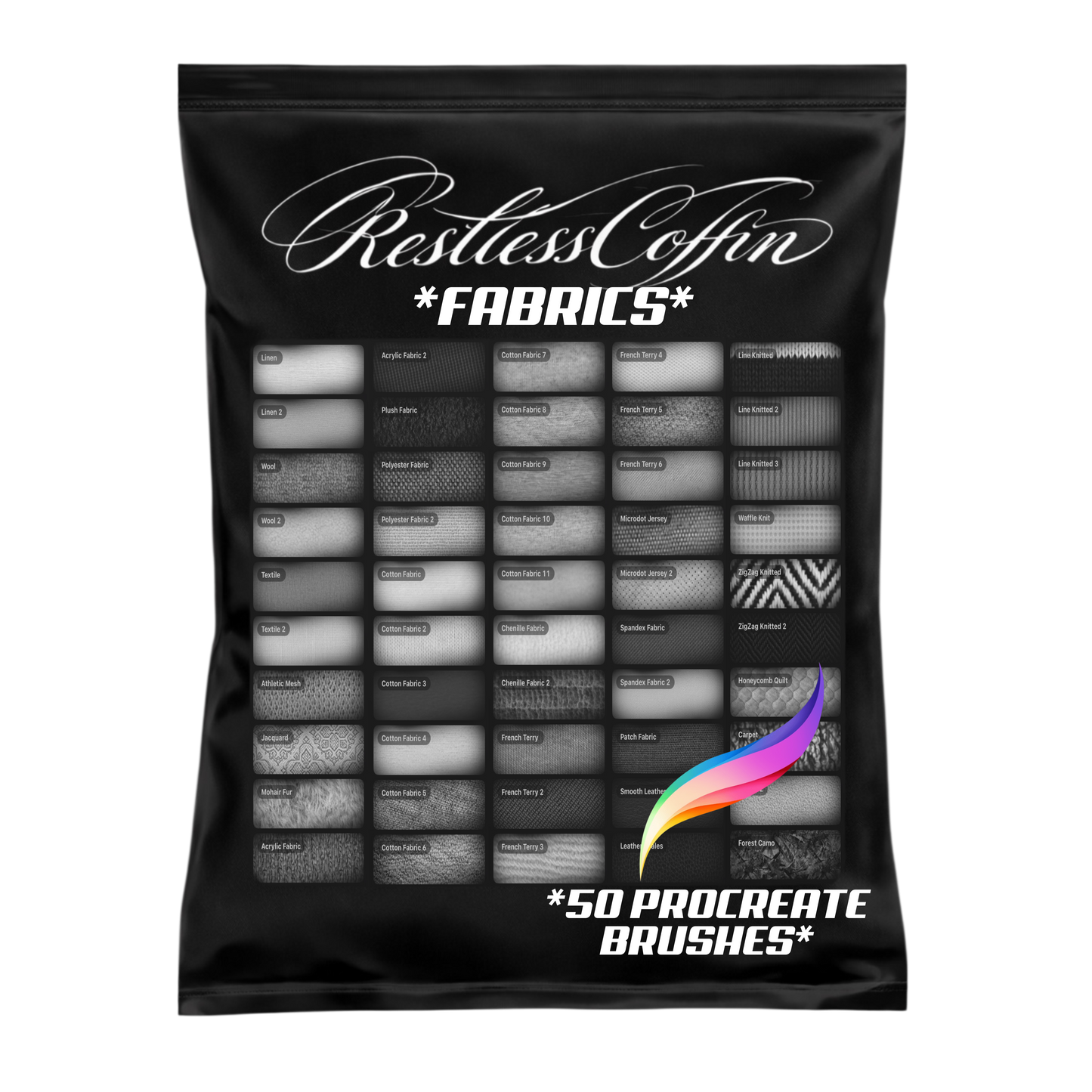 Fabrics Procreate Brushset