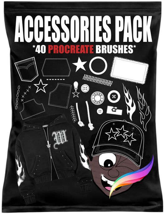 40 Accessories Procreate Brushset