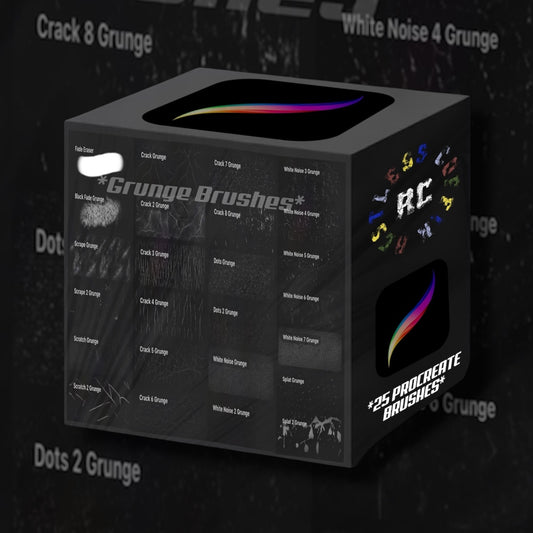 *NEW* Grunge Procreate Brushset