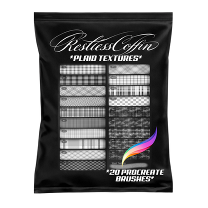 Plaid Textures Procreate Brushset