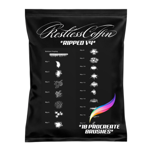 *NEW* Ripped V4 Procreate Brushset
