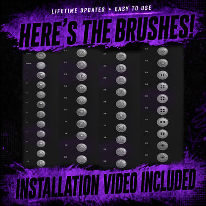 Buttons Procreate Brushset