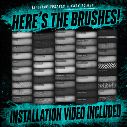 Fabrics Procreate Brushset