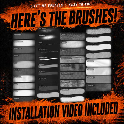 Realistic V1 Procreate Brushset