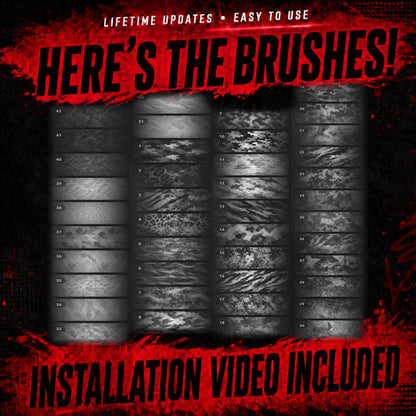 Camo Textures Procreate Brushset