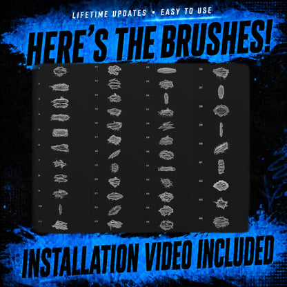 Torn Rips Procreate Brushset