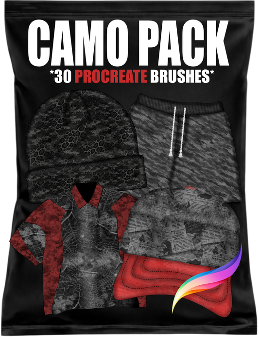 Camo Textures Procreate Brushset