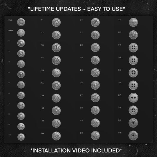 Buttons Procreate Brushset