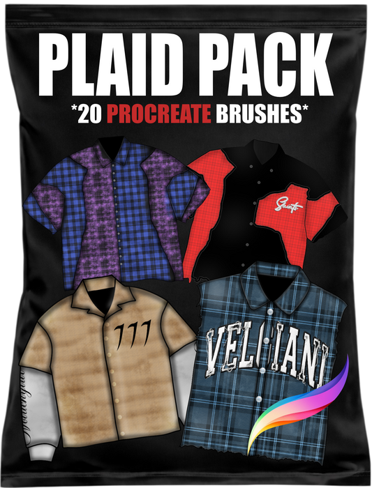 Plaid Textures Procreate Brushset