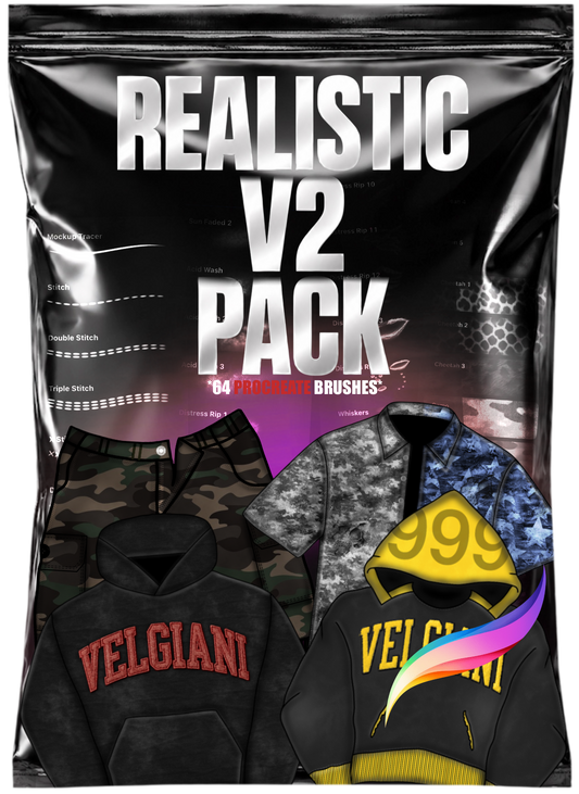 Realistic V2 Procreate Brushset