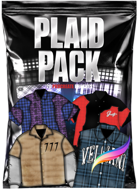 Plaid Textures Procreate Brushset