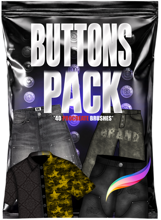 Buttons Procreate Brushset