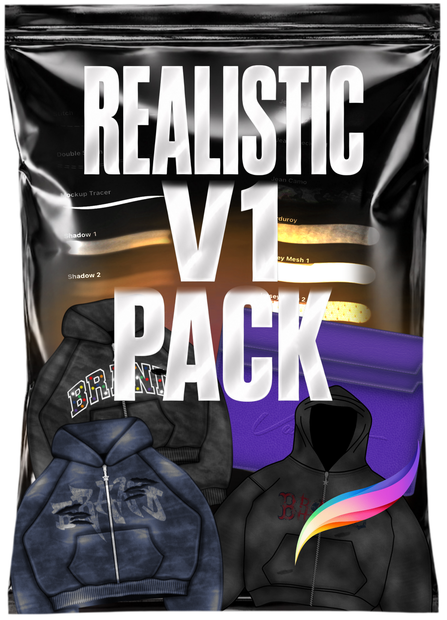 Realistic V1 Procreate Brushset