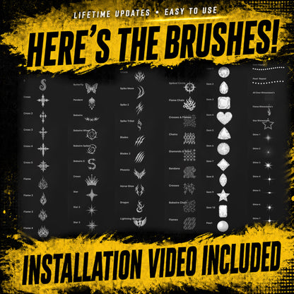 Rhinestone V1 Procreate Brushset