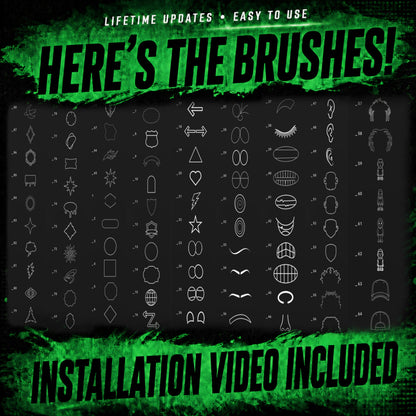 Shapes Procreate Brushset