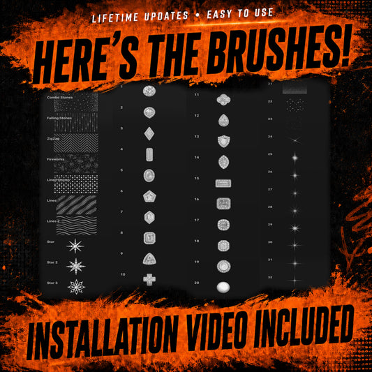 Rhinestone V2 Procreate Brushset