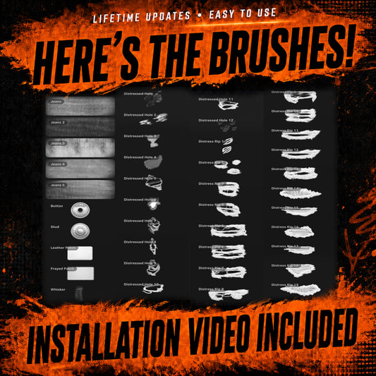 Ripped V3 Procreate Brushset