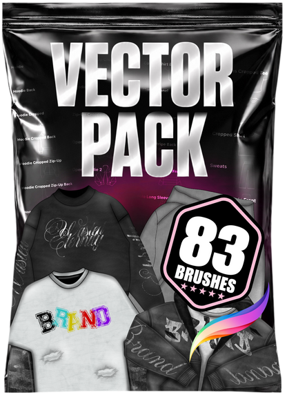 Vector Clothing Stamps Procreate Brushset