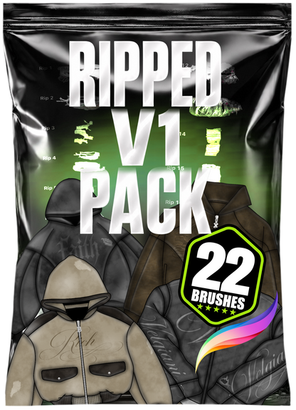 Ripped Jeans Procreate Brushset