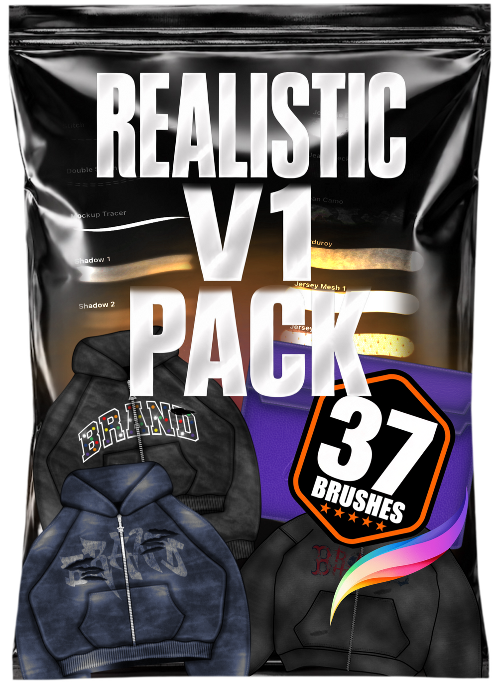 Realistic V1 Procreate Brushset
