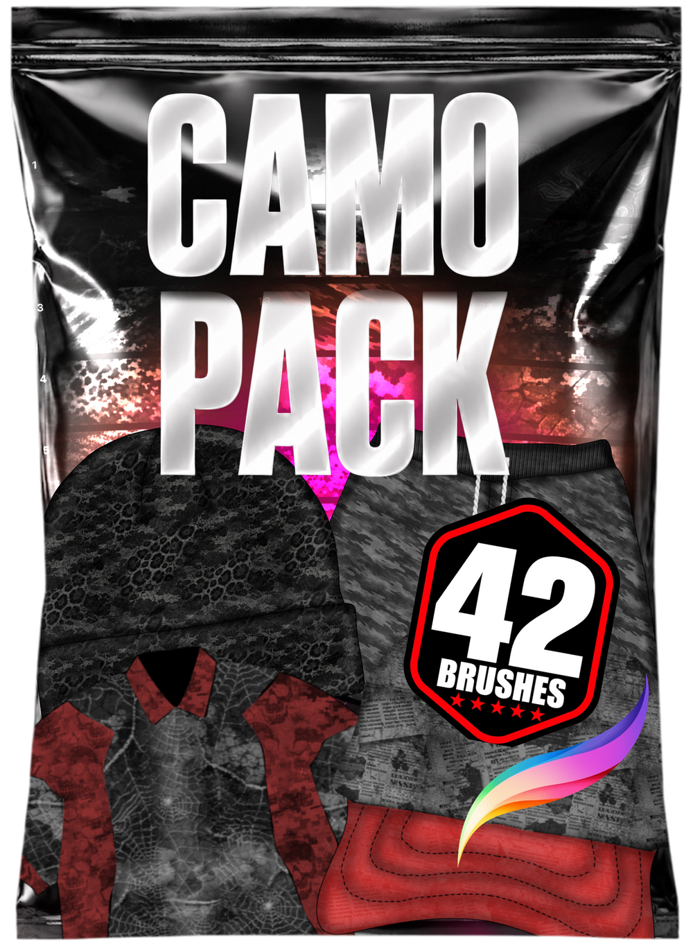 Camo Textures Procreate Brushset