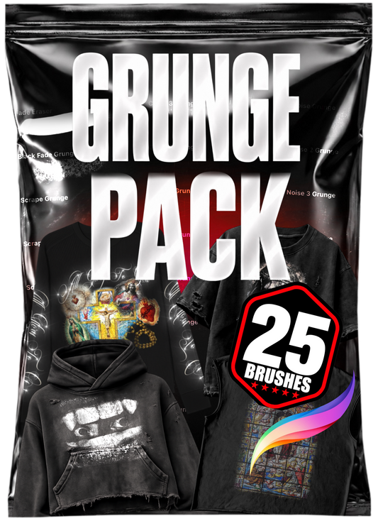 Grunge Procreate Brushset