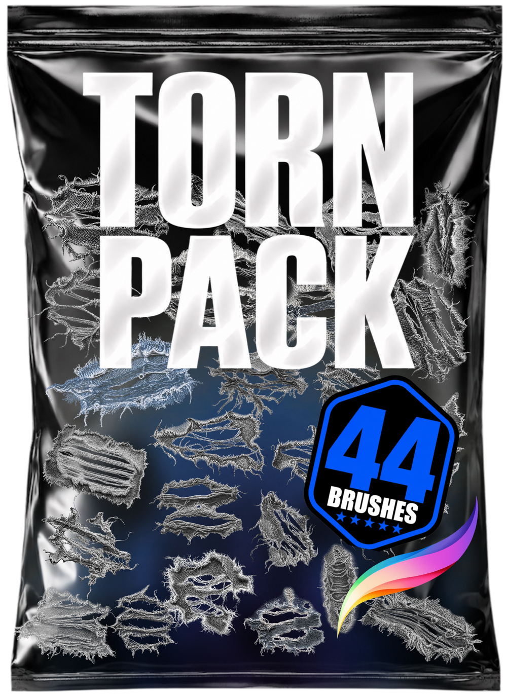 Torn Rips Procreate Brushset
