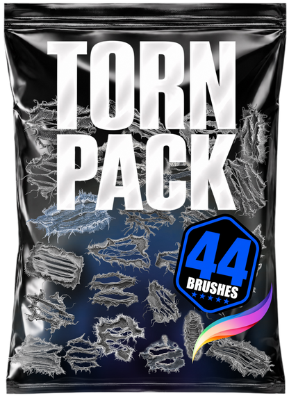 Torn Rips Procreate Brushset
