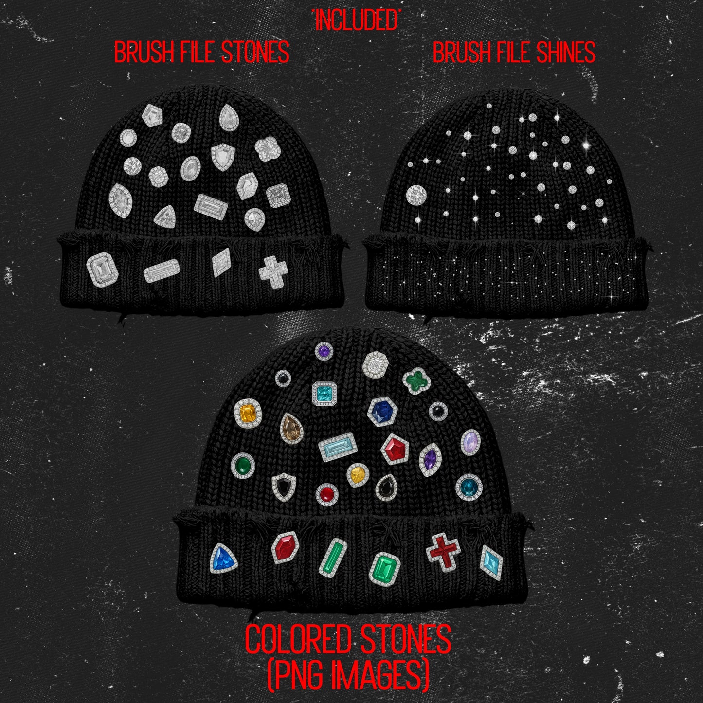 Rhinestone V2 Procreate Brushset