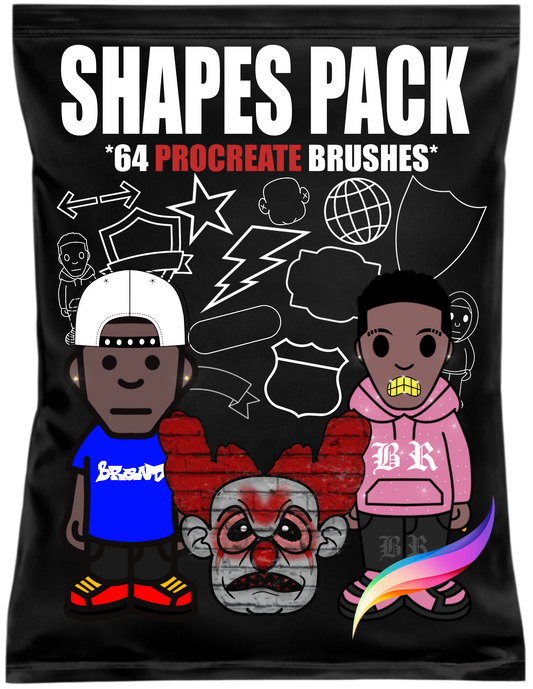 64 Shapes Procreate Brushset